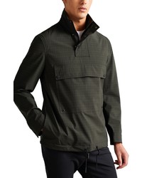Ted Baker London Dafen Checked Jacket In Khaki At Nordstrom