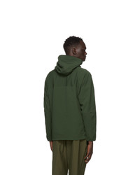 GOLDWIN Green Hooded Spur Light Pullover Jacket