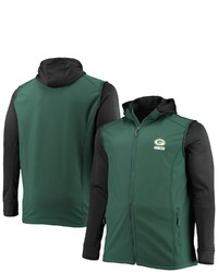 Dunbrooke Greenblack Green Bay Packers Big Tall Alpha Full Zip Hoodie Jacket At Nordstrom