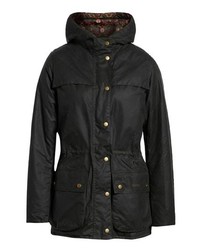 Barbour X Liberty Blaise Hooded Waxed Jacket