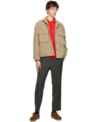 Solid Homme Green Pintuck String Trousers