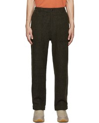 South2 West8 Green Tweed Fatigue Trousers