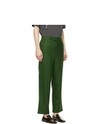 Bode Green Twill Evergreen Trousers