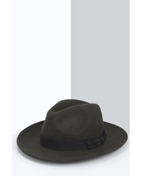 Boohoo Boutique Frances 100% Wool Fedora Hat