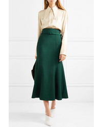 Gabriela Hearst Severino Wool Blend Midi Skirt