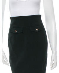 Saint Laurent Yves Wool Skirt