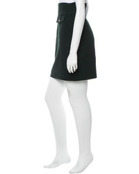 Saint Laurent Yves Wool Skirt