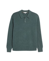 Alex Mill Dockside Merino Wool Cotton Polo Sweater