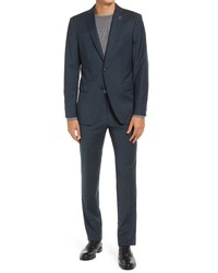 John Varvatos Star USA Two Piece Stretch Wool Suit In Green At Nordstrom