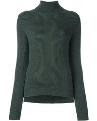 P.A.R.O.S.H. Roll Neck Ribbed Pullover