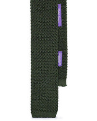 Dark Green Wool Tie
