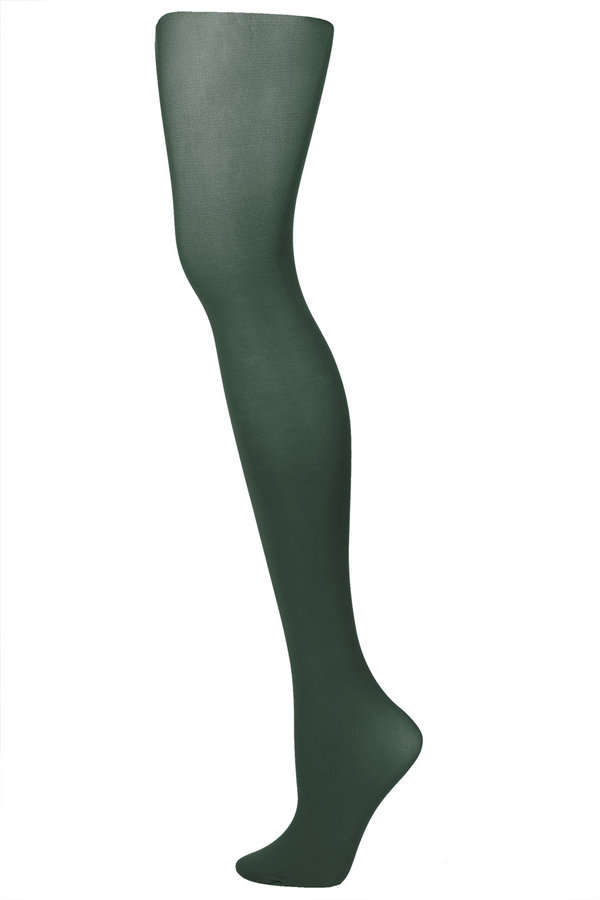 Opaque green tights