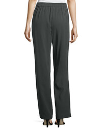 Eileen Fisher Woven Tencel Grain Pants Plus Size
