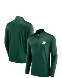 FANATICS Branded Green Oakland Athletics Underdog Mindset Quarter Zip Jacket