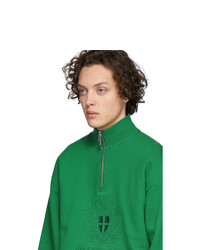 Han Kjobenhavn Green Half Zip Sweatshirt