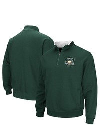 Colosseum Green Ohio Bobcats Tortugas Logo Quarter Zip Jacket