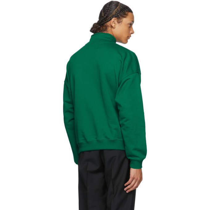 Martin Asbjorn Green Turtleneck Sweatshirt, $96 | SSENSE | Lookastic