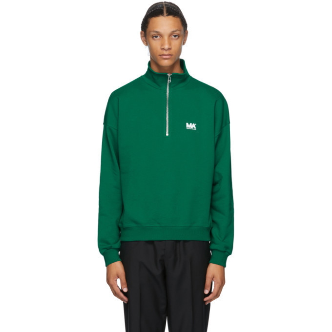 Martin Asbjorn Green Turtleneck Sweatshirt, $96 | SSENSE | Lookastic