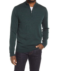 Nordstrom Men's Shop Merino Quarter Zip Sweater