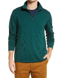 Nordstrom Twill Texture Pullover In Green Ponderosa At