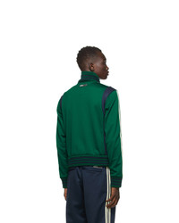 Wales Bonner Green And Navy Adidas Originals Edition Lovers Track Jacket