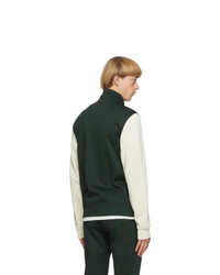 Paul Smith Green And Off White Contrast Track Jacket