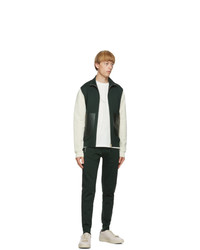 Paul Smith Green And Off White Contrast Track Jacket