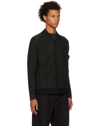 Stone Island Green Black 542c8 Sweater