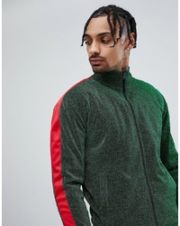 Jaded London Track Jacket In Green With