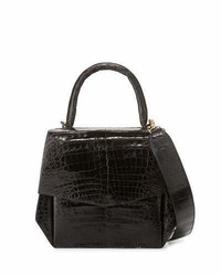 Nancy Gonzalez Crocodile Medium Structured Top Handle Bag