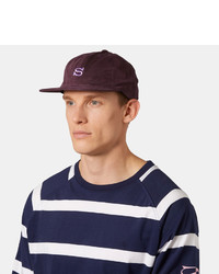 Stussy Stssy Embroidered Waxed Cotton Blend Baseball Cap