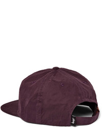 Stussy Stssy Embroidered Waxed Cotton Blend Baseball Cap