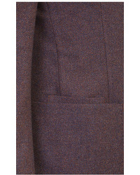 Luciano Barbera Diagonal Stripe Two Button Sportcoat Purple
