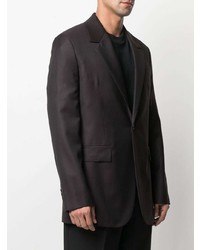 Acne Studios Notched Lapel Single Breasted Blazer