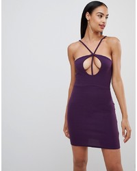 Missguided Strap Detail Keyhole Dress