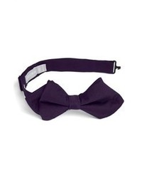 Nordstrom Silk Bow Tie Purple One Size