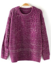 ChicNova Open Knit Oversized Sweater
