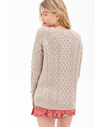 Forever 21 Contemporary Classic Cable Knit Sweater