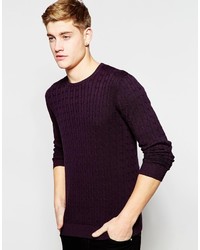 Jack and Jones Jack Jones Premium Cable Knit Sweater
