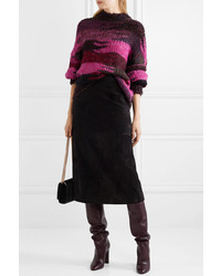Saint Laurent Intarsia Knitted Sweater