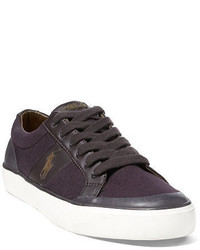 Dark Purple Canvas Shoes