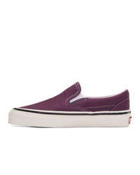 Vans Purple Anaheim Factory Classic Slip On 98 Dx Sneakers