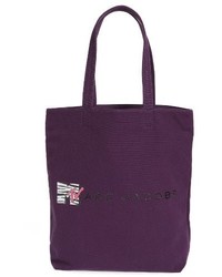 Dark Purple Canvas Tote Bag