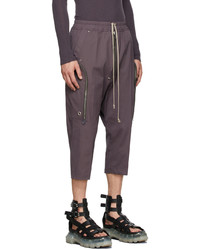 Rick Owens Purple Bauhaus Bela Cargo Pants