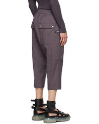 Rick Owens Purple Bauhaus Bela Cargo Pants