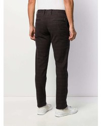 Incotex Check Print Chino Trousers