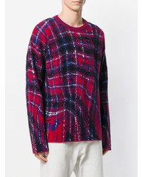 Just Cavalli Abstract Checked Sweater