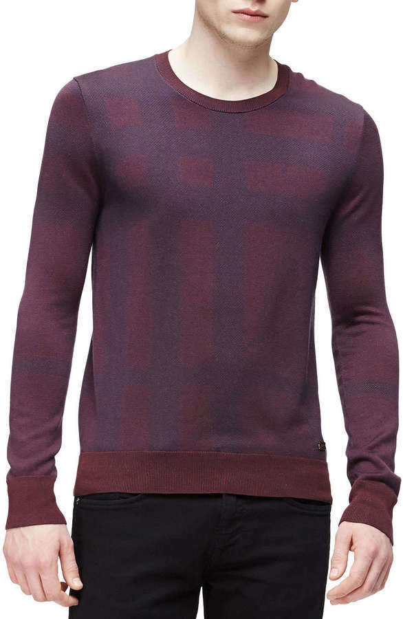 burberry print sweater