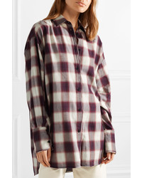 Elizabeth and James Clive Oversized Checked Cotton Shirt