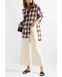 Elizabeth and James Clive Oversized Checked Cotton Shirt